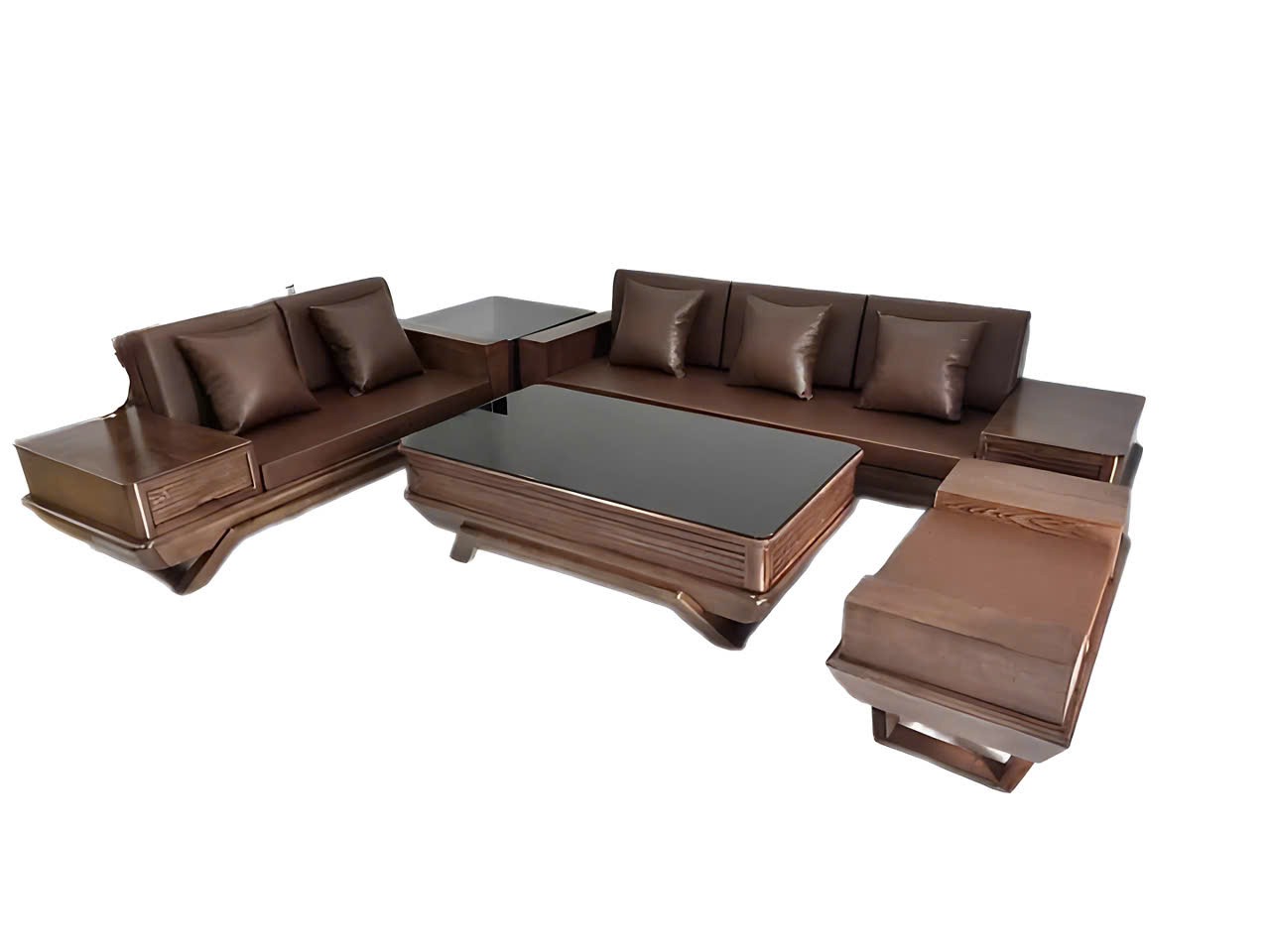 Bàn ghế Sofa 2 văng chân quỳ hàng dày 3cm- 4cm SF1 1 Bàn ghế Sofa 2 văng chân quỳ hàng dày 3cm- 4cm SF1