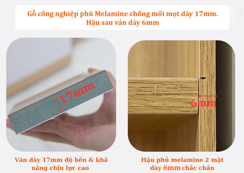 Tủ Quần Áo Gỗ MDF TATD20 2 phong ngu go cong nghiep mdf mau