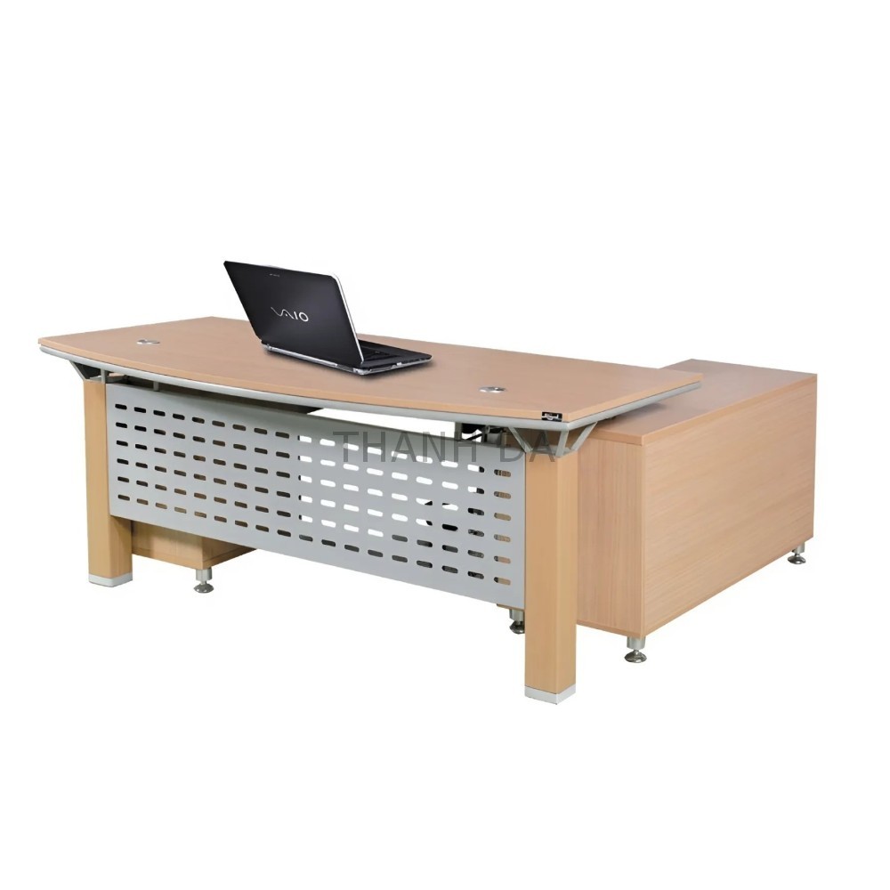 Bàn Giám Đốc Gỗ Công Nghiệp Cốt Xanh Chống Ẩm GDTD02