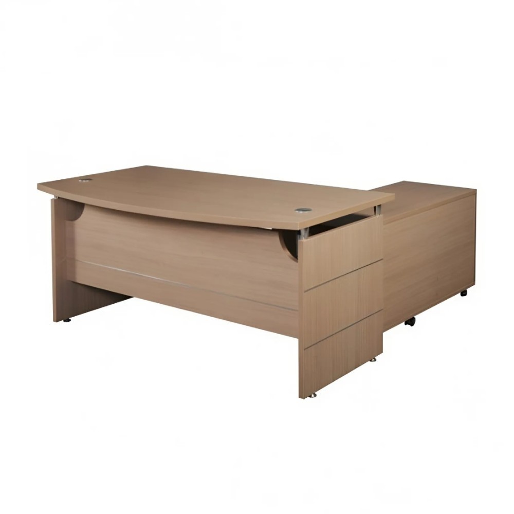 Bàn Giám Đốc MDF Cốt Xanh Phủ Melamine GDTD04