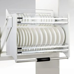 Giá bát đĩa nâng hạ inox 304 Eurogold - EVI170