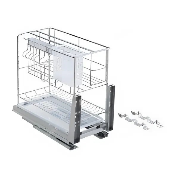 Giá gia vị nan vuông inox 304 ERO30440B – Eurogold 1 Giá gia vị nan vuông inox 304 ERO30440B – Eurogold