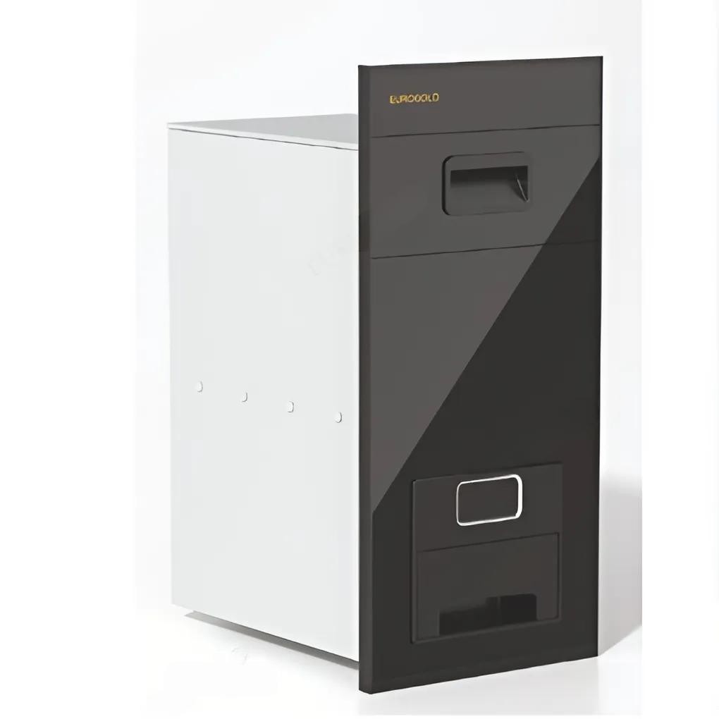 Thùng gạo gương nút nhấn màu đen CB300B – Eurogold 1 Thùng gạo gương nút nhấn màu đen CB300B – Eurogold