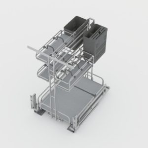 Giá dao thớt Omero multi inox bóng - SN02