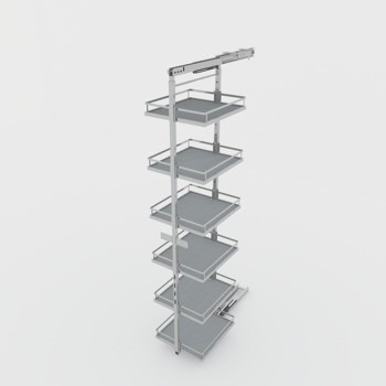 Giá gia vị inox 304 lọ gia vị tủ cao Kara pull 1 Giá gia vị inox 304 lọ gia vị tủ cao Kara pull