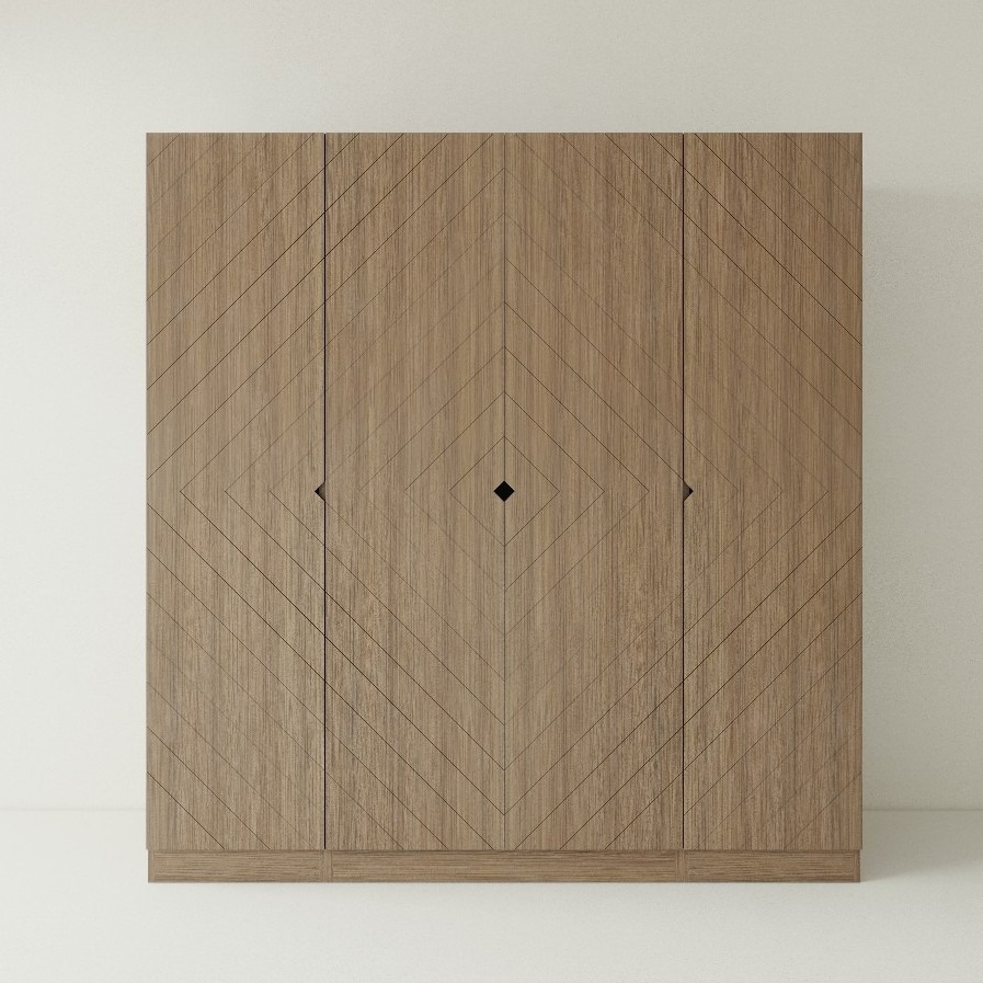 Tủ Quần Áo Gỗ Công Nghiệp MDF TATD14