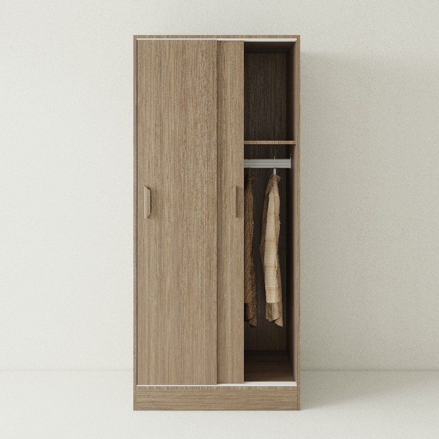 Tủ Quần Áo Gỗ MDF Cửa Lùa TATD21